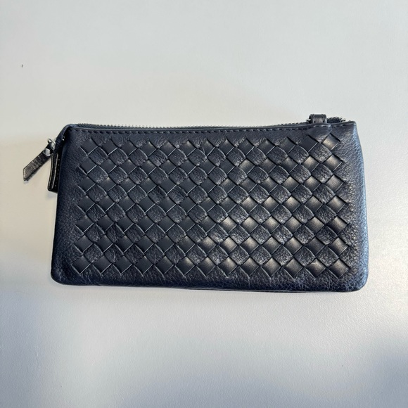 Genuine leather chained wallet - Picture 4 of 7